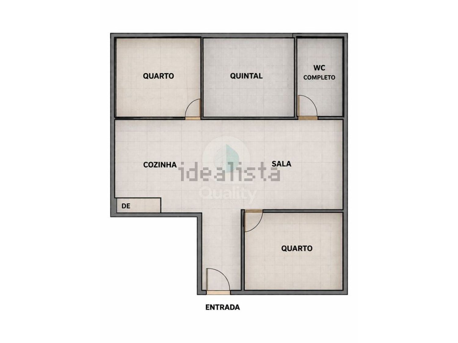 公寓 t2出售在Rua General Norton de Matos - 平面图