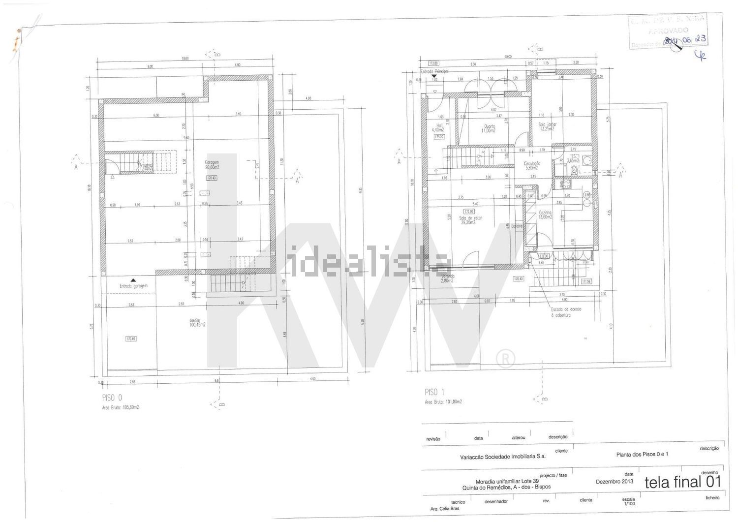 小楼房或别墅出售在Vila Franca de Xira - 平面图