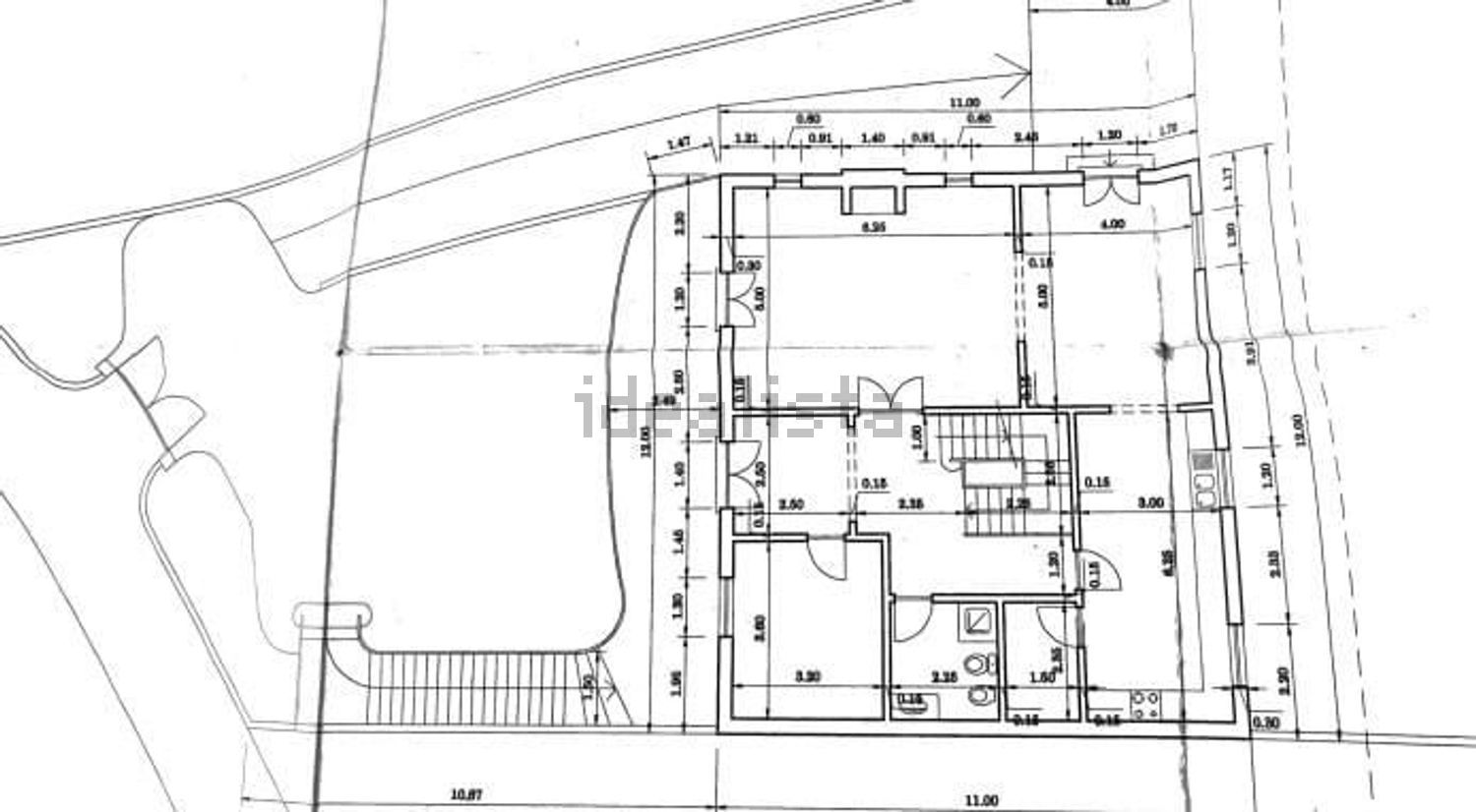 小楼房或独栋别墅出售在Avenida dos Clérigos - 平面图