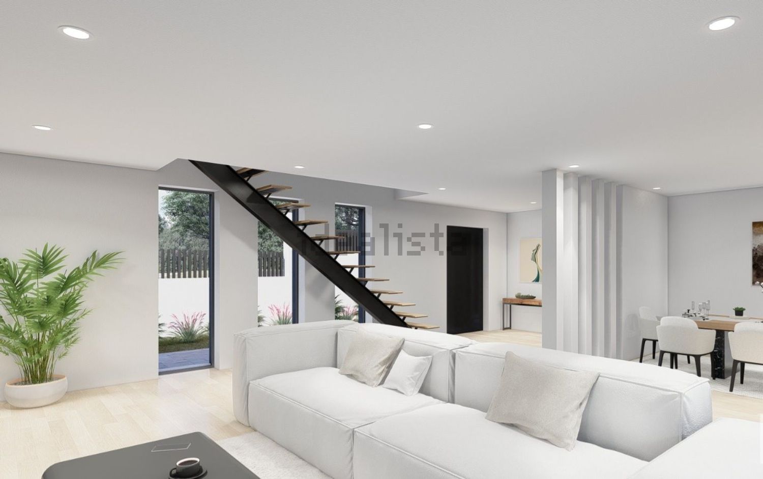 小楼房或独栋别墅出售在Centro - 客厅