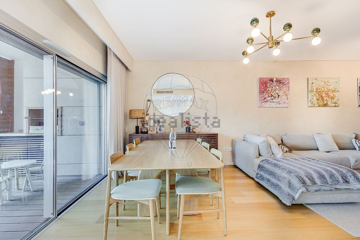 出租公寓 t3在Avenida 5 de Outubro, 401 - 客厅