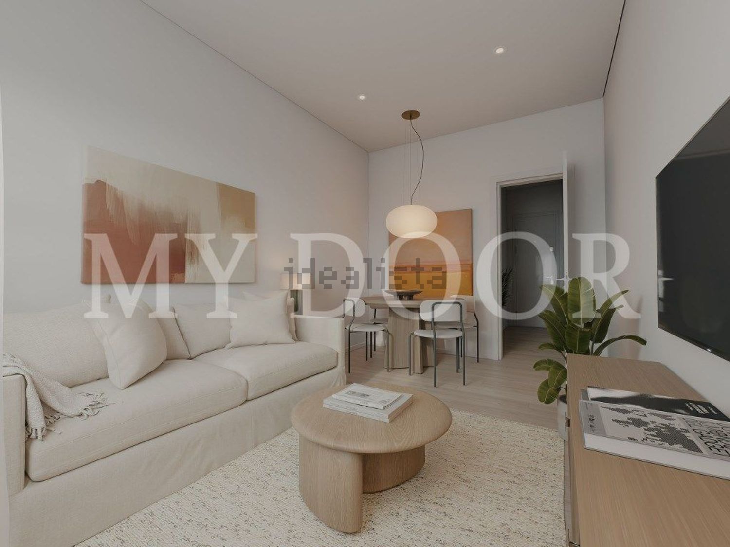 公寓 t1出售在Moscavide e Portela - 客厅