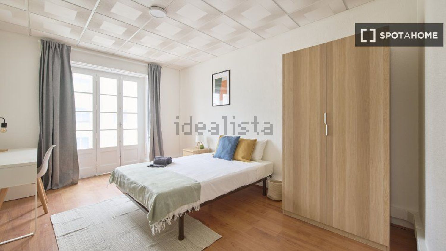 出租房间在Rua Alexandre Herculano - 卧室