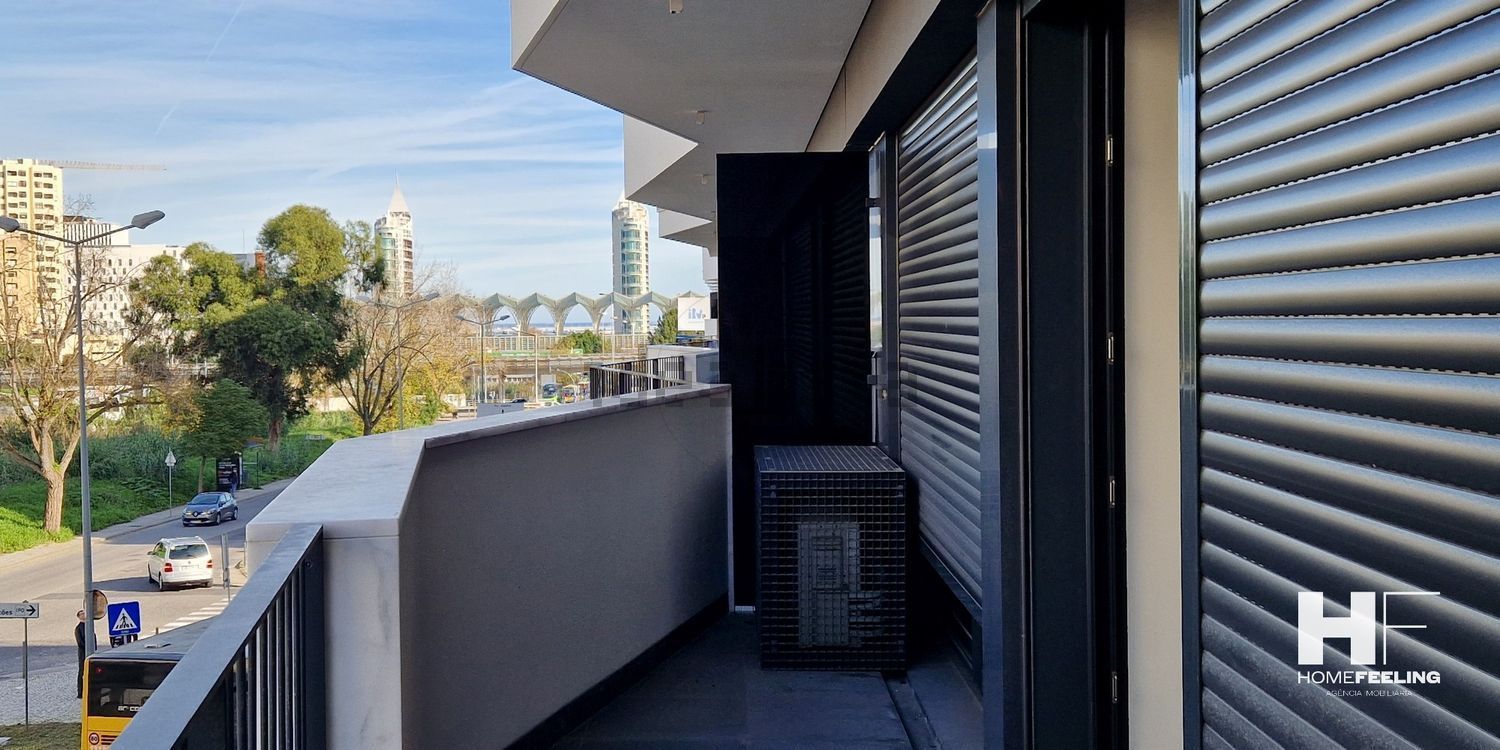 出租公寓 t1在Avenida de Berlim - 阳台