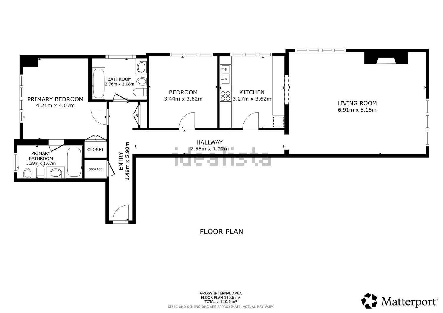 出租公寓 t2Alcácer do Sal - 平面图