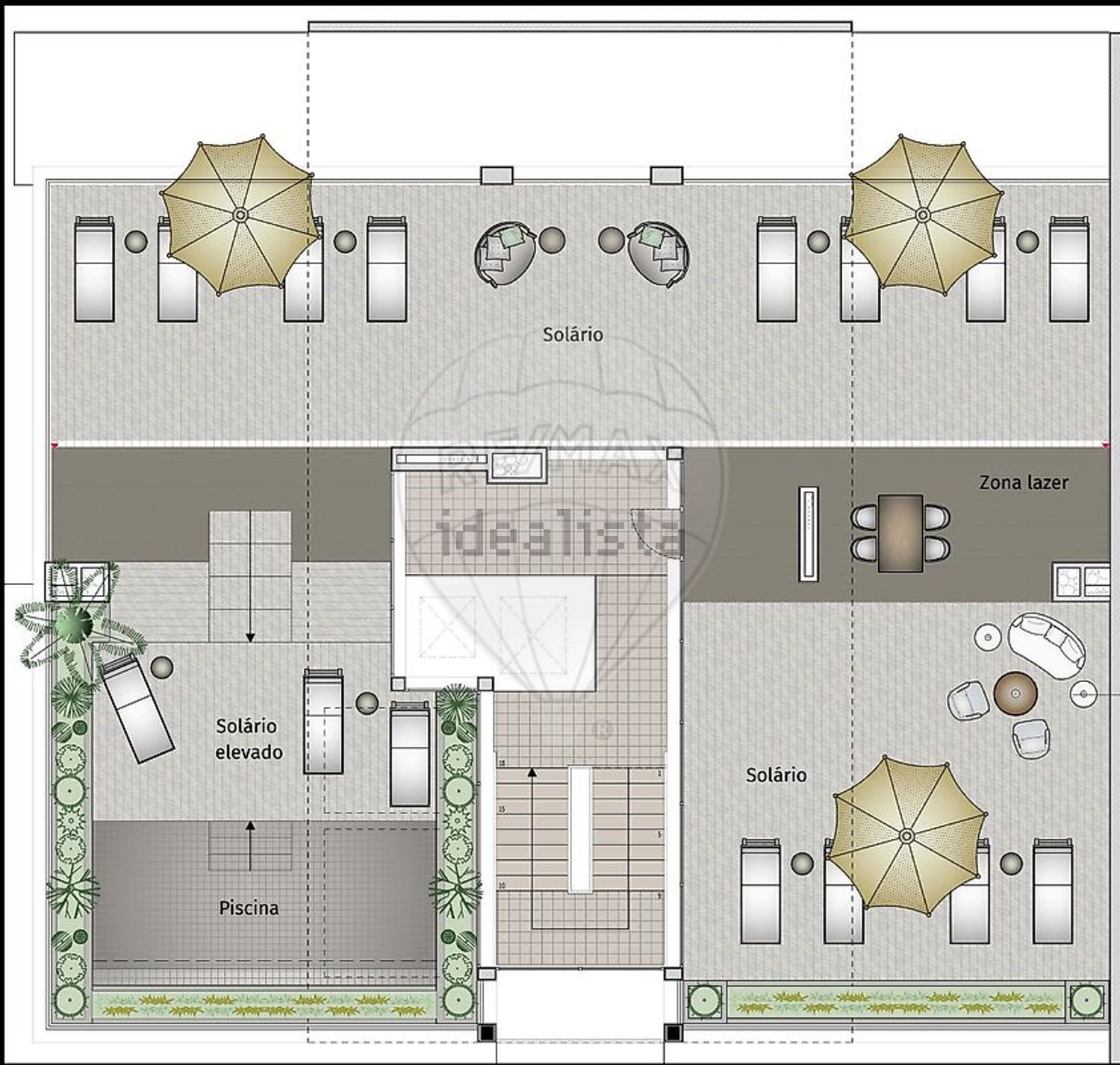 公寓 t3出售在Rua Armando Caldas - 平面图