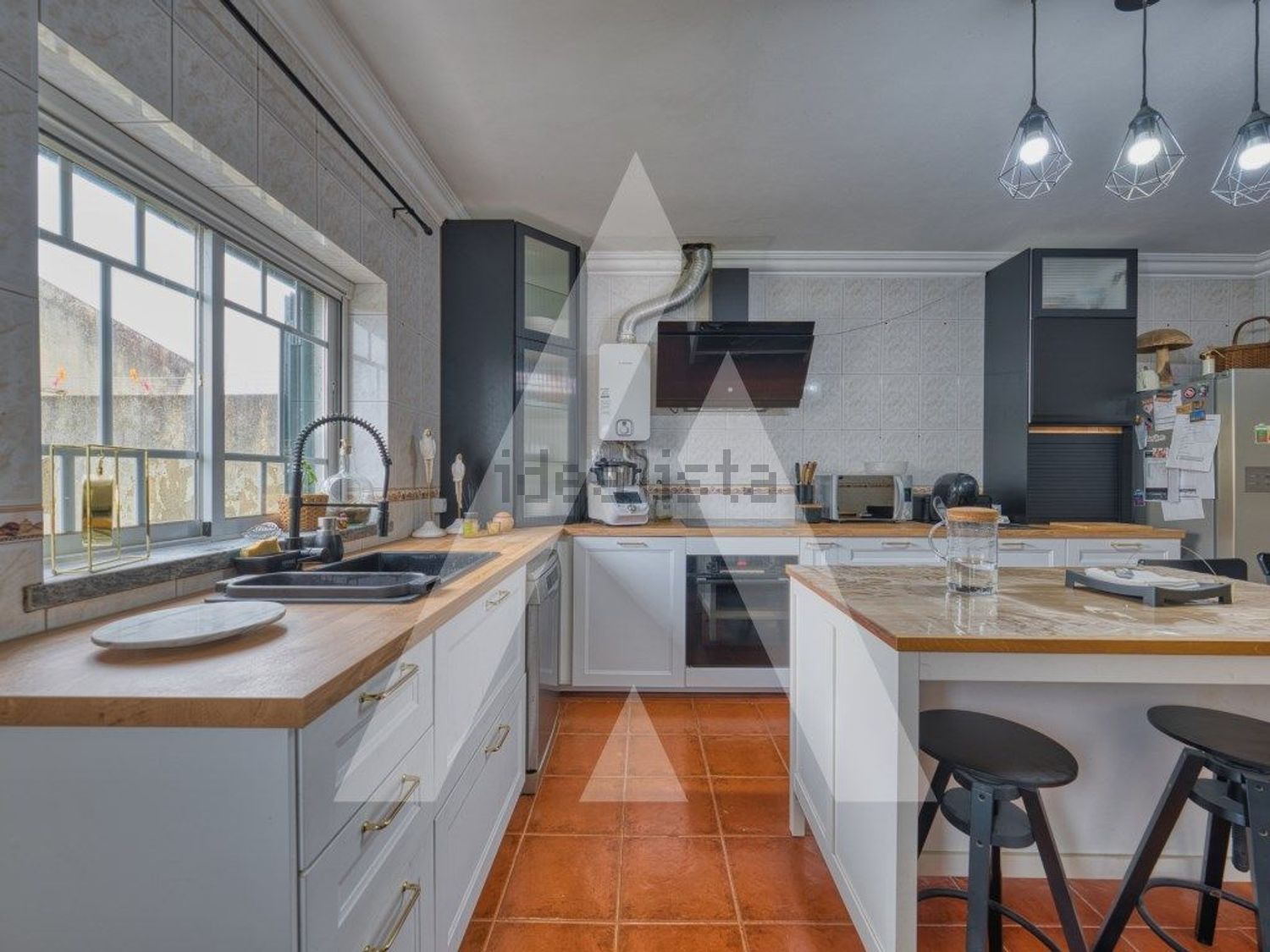 小楼房或独栋别墅出售在Lamas e Cercal - 厨房