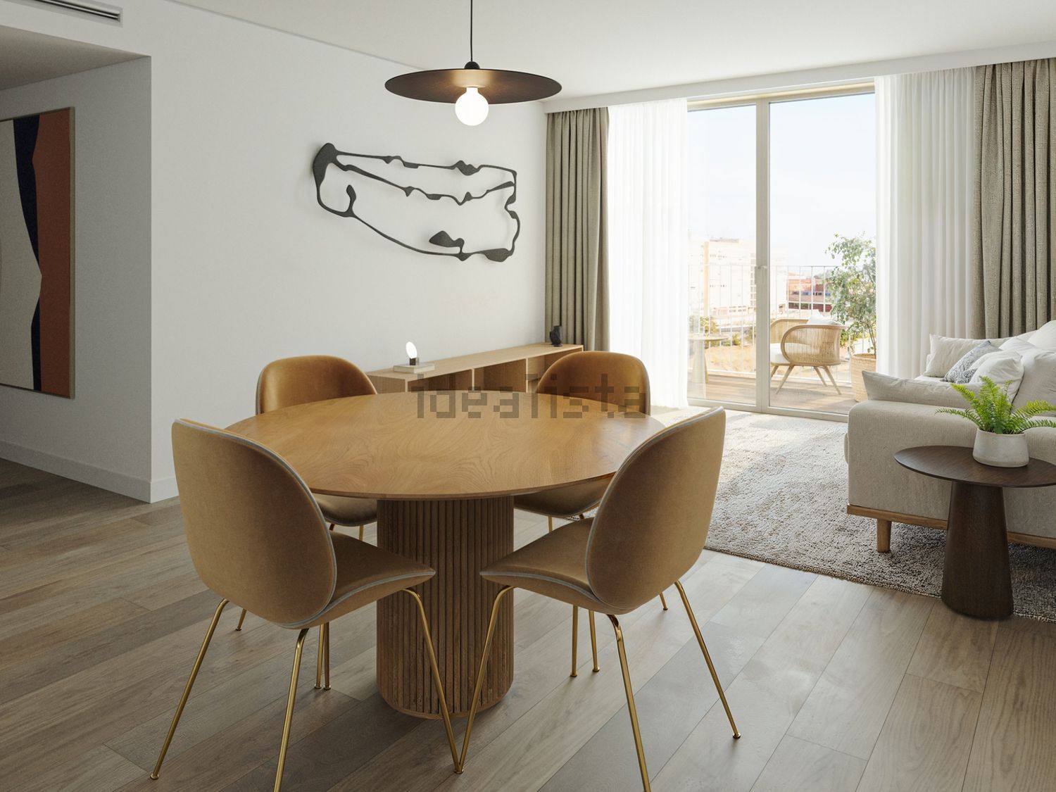 公寓 t2出售在Alameda das Linhas de Torres, 20 - 客厅