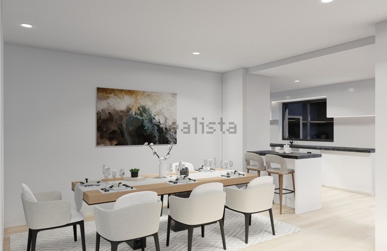 小楼房或独栋别墅出售在Centro - 客厅