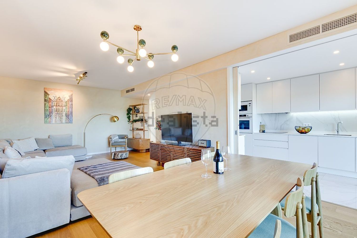 出租公寓 t3在Avenida 5 de Outubro, 401 - 客厅