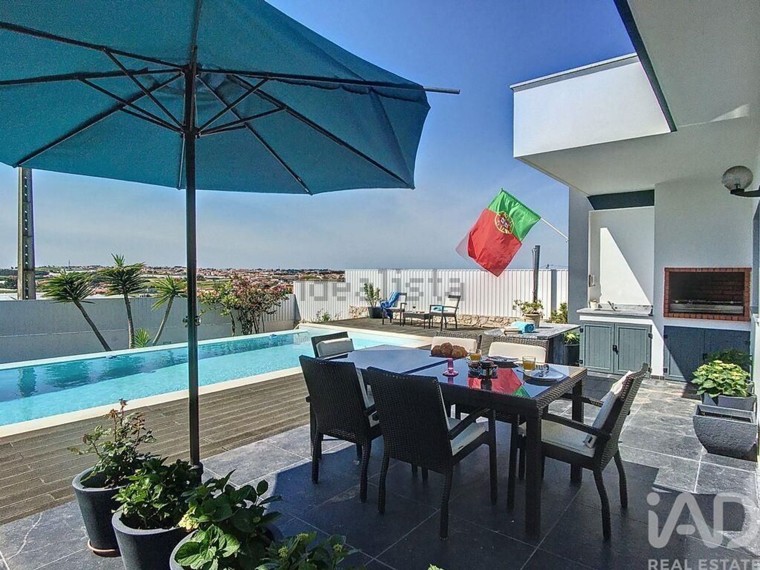 出租小楼房或独栋别墅在Casalinhos de Alfaiata - 阳台