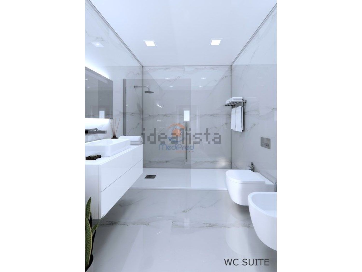 小楼房或独栋别墅出售在Centro - 卫生间