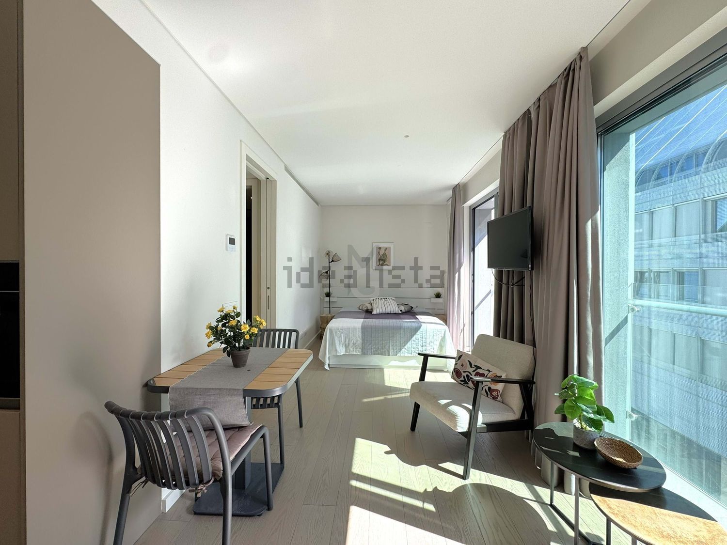 出租t0（单人公寓）在Marvila - 客厅