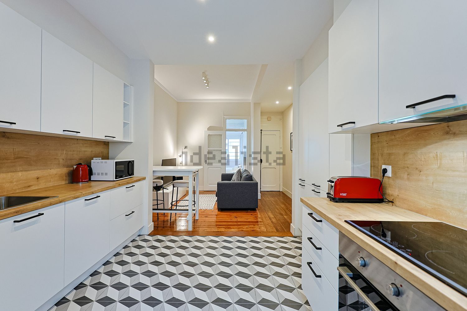 出租公寓 t1在Rua Martins Sarmento - 厨房