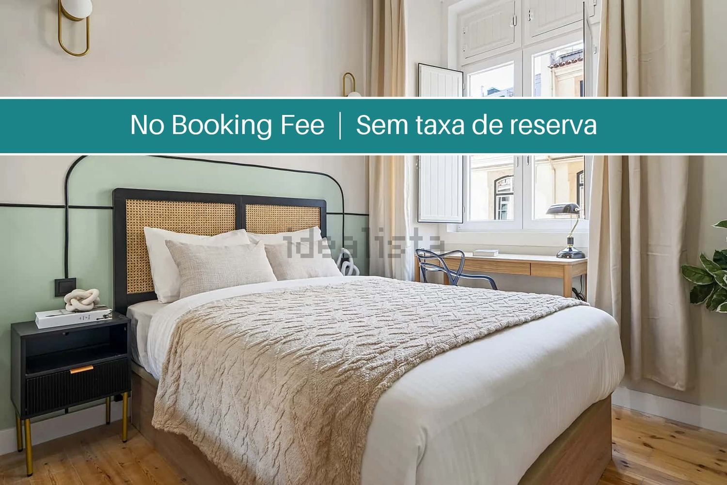 出租房间在Rua Nova do Almada, 80 - 卧室