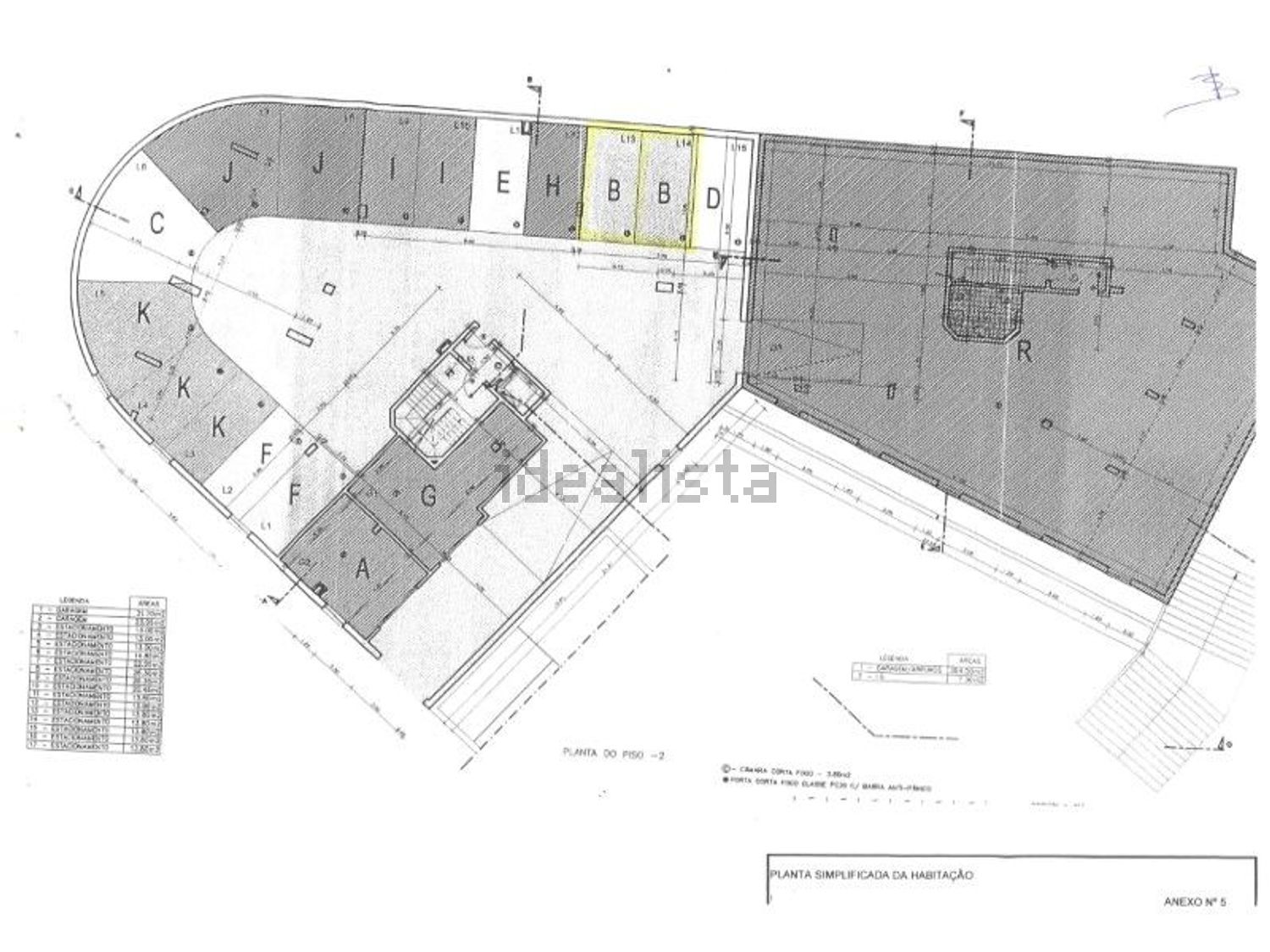 公寓 t2出售在Avenida da Estrada Real - 平面图