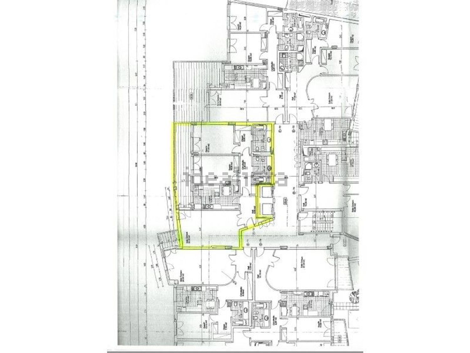 公寓 t2出售在Rua Doutor Vasco Moniz - 平面图