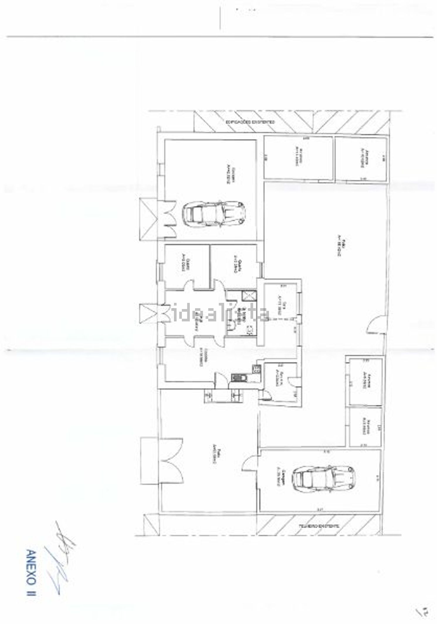 小楼房或独栋别墅出售在Rua da Guerra Peninsular - 平面图
