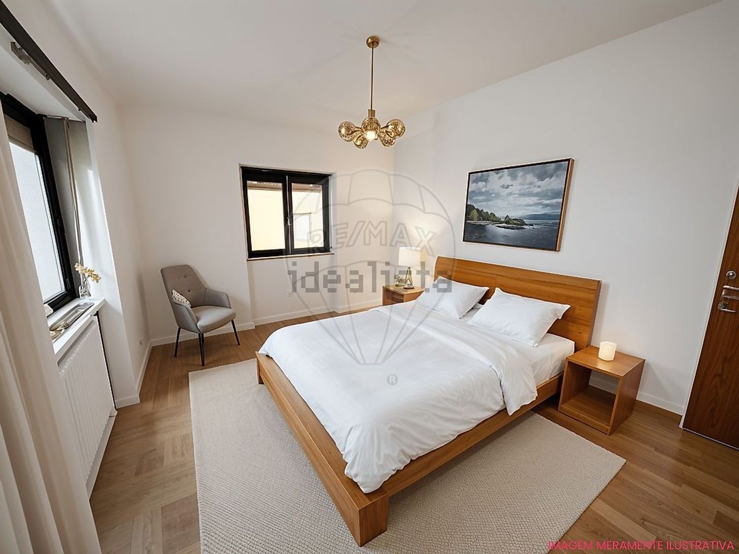 小楼房或独栋别墅出售在Lamas e Cercal - 卧室