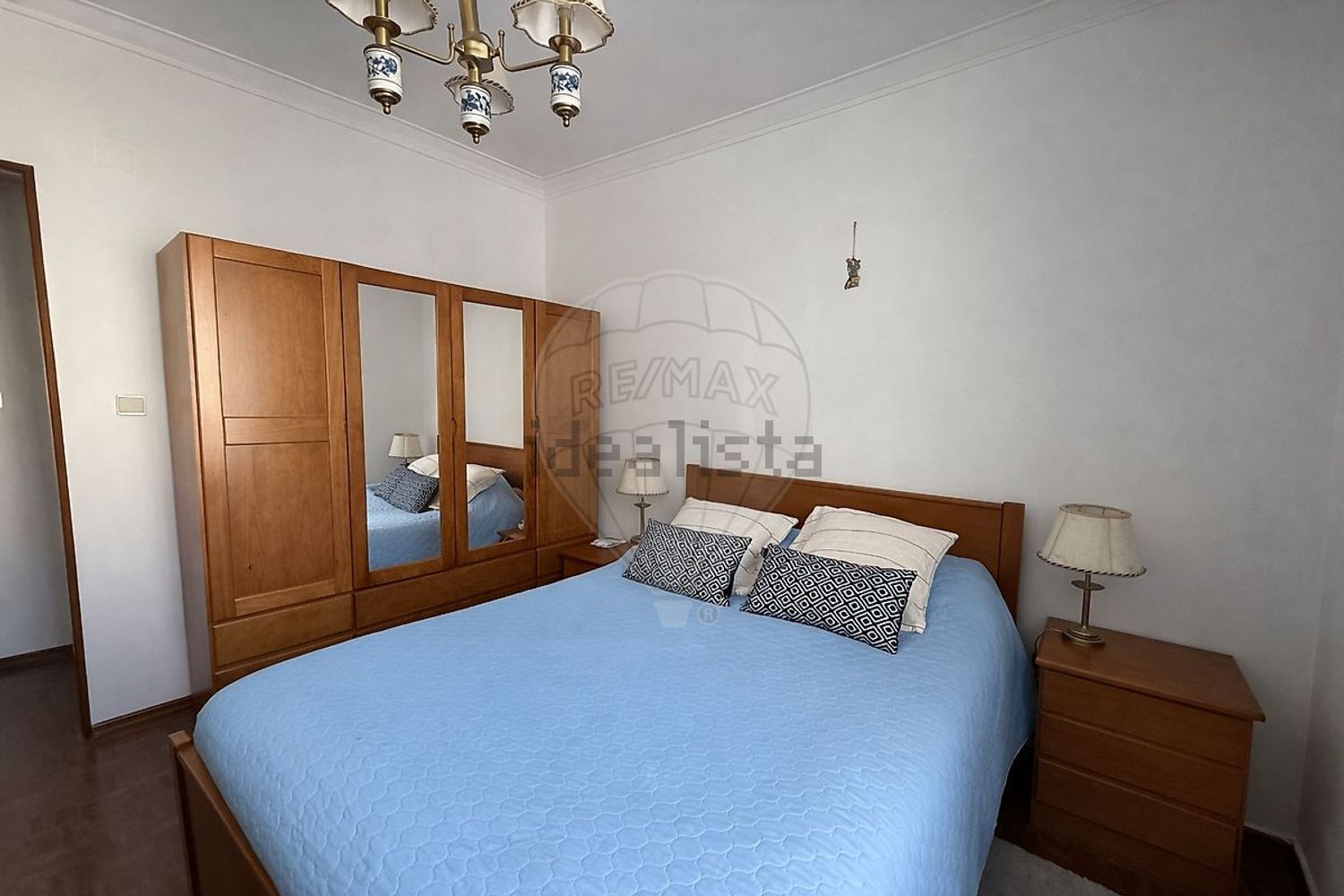 出租公寓 t1在Rua das Flores - 卧室