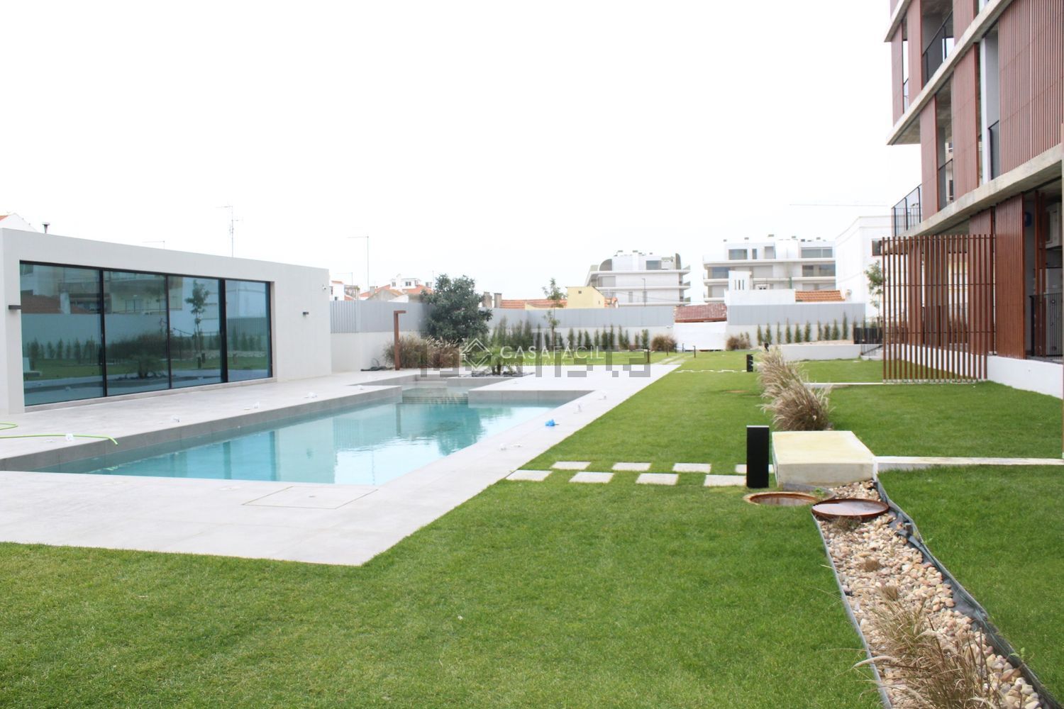 出租公寓 t1在Rua Padre Francisco António Ferreira, 58 - 游泳池