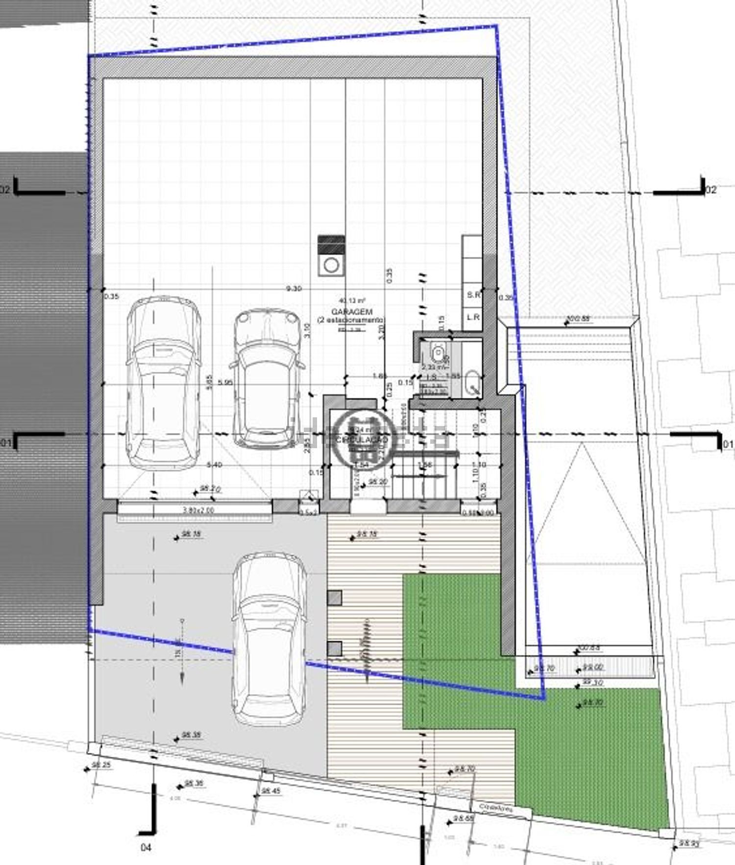 双拼别墅出售在Avenida Raul Brandão, 8 - 平面图