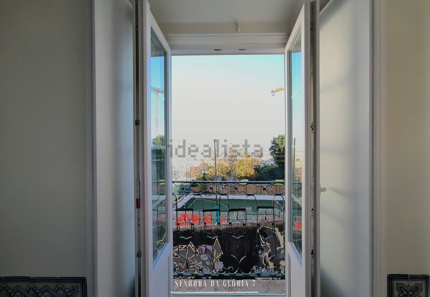 出租公寓 t2在Rua da Senhora da Glória, 7 - 阳台