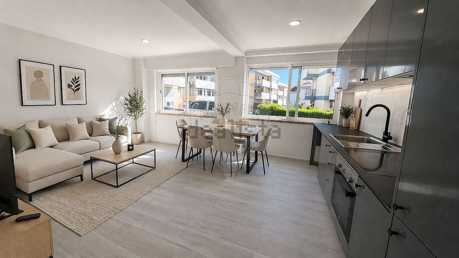 公寓 t1出售在Rua Padre António Vieira - 客厅