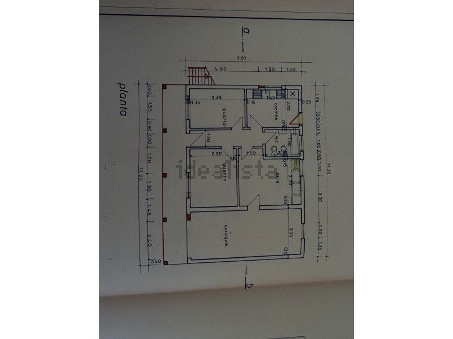 小楼房或独栋别墅出售在Rua do Forno s/n - 平面图