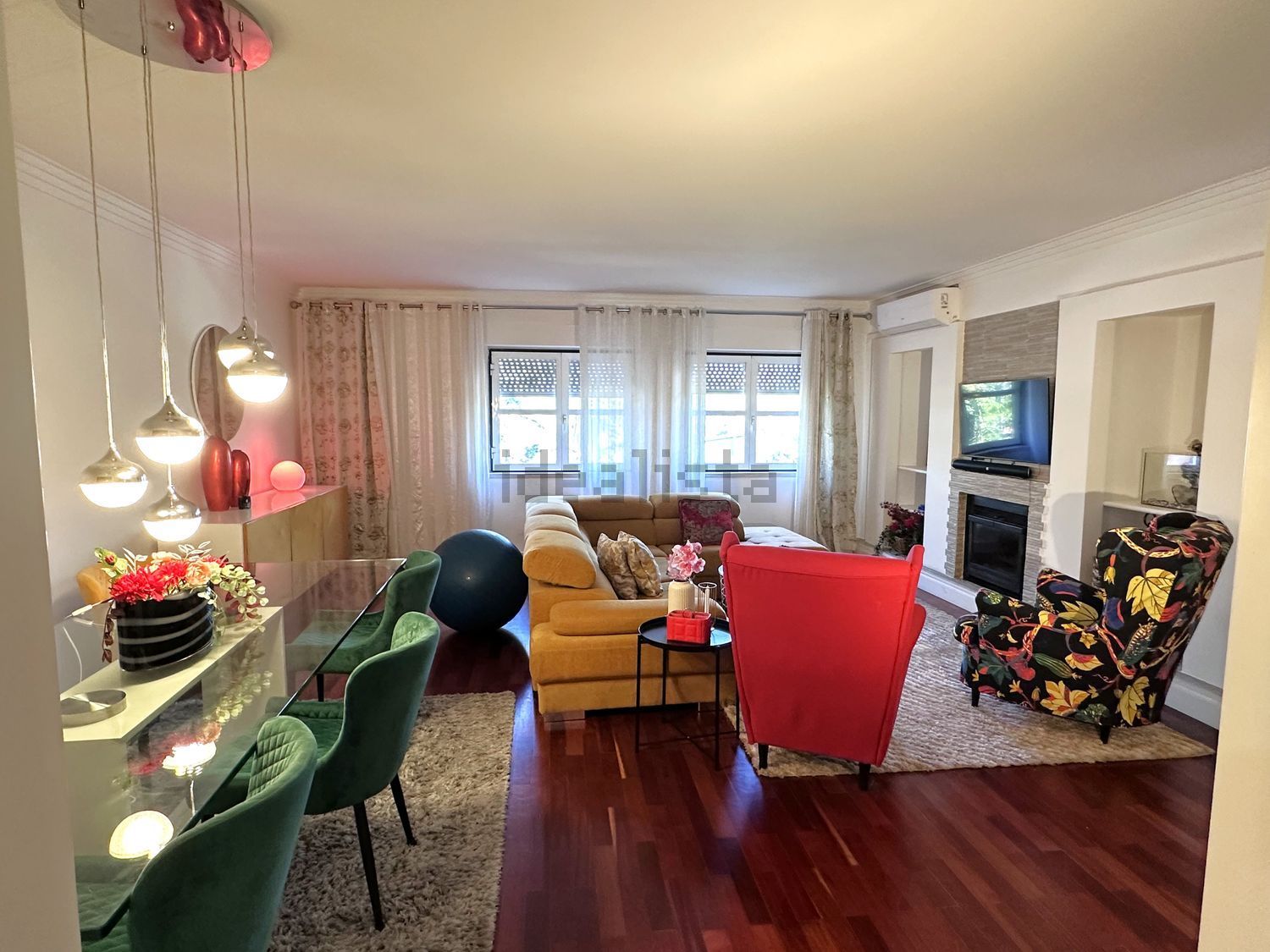 出租公寓 t2Calçada do Poço, 2 - 客厅