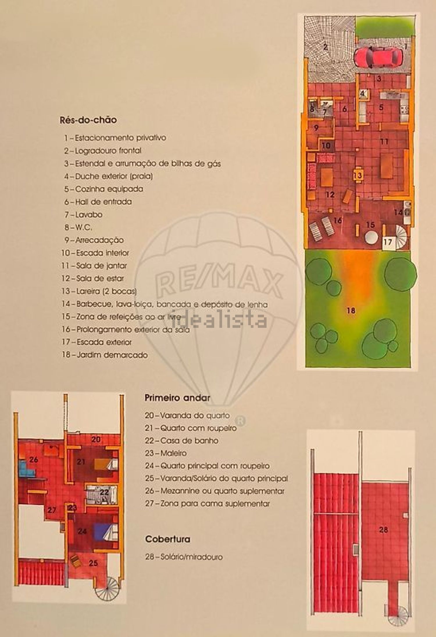 小楼房或独栋别墅出售在Rua de Alcoutim, 285 - 平面图