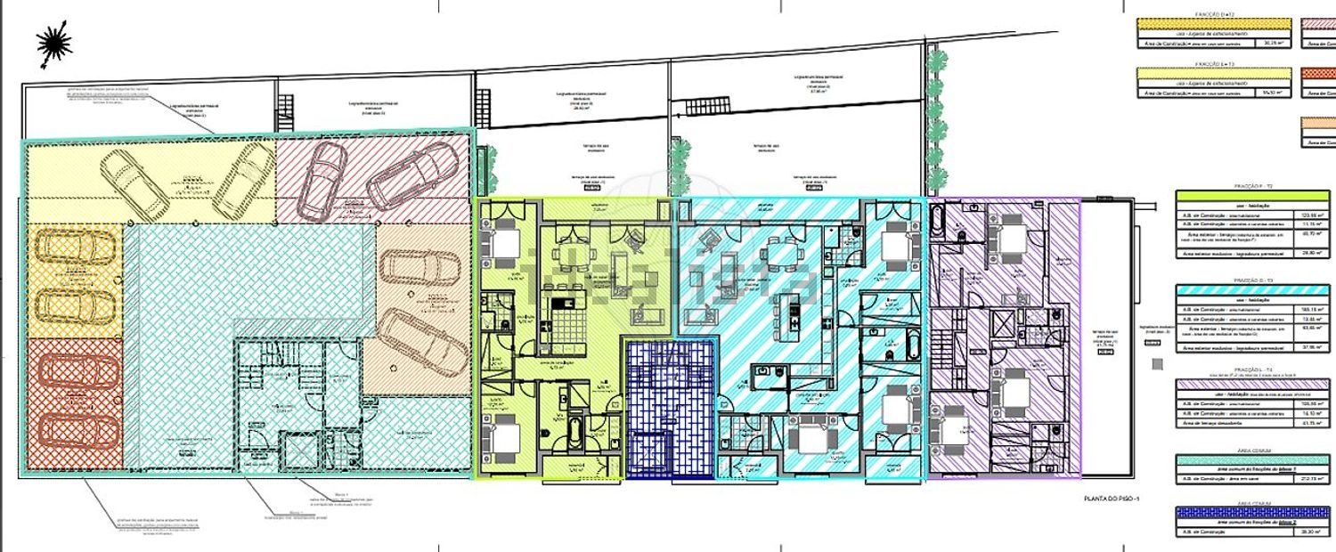 公寓 t3出售在Rua Belo Horizonte - 平面图