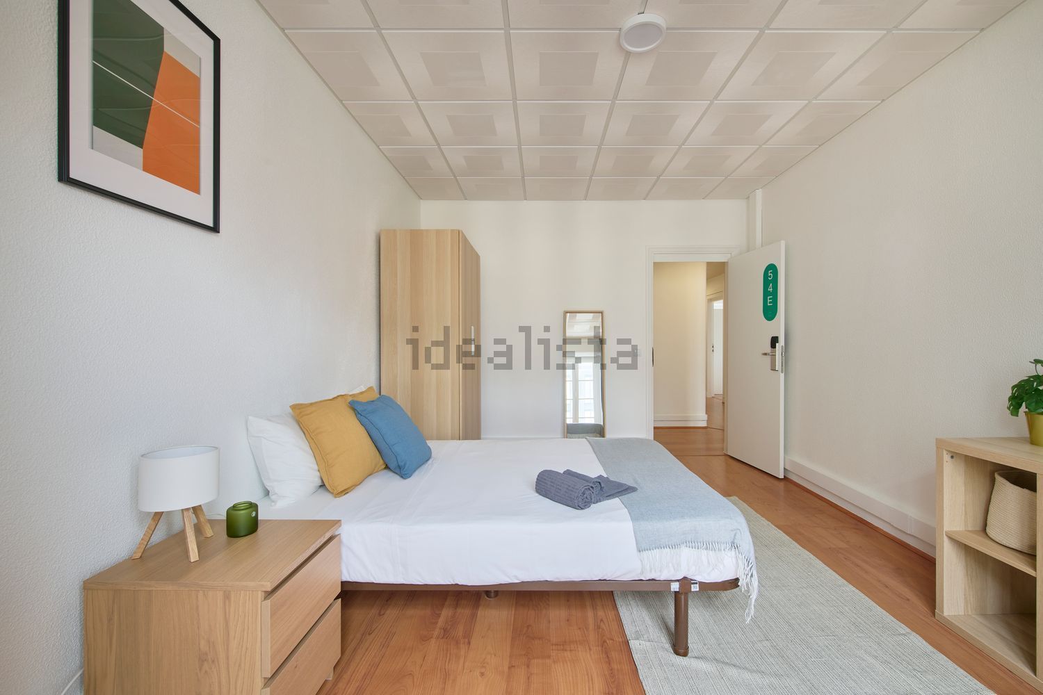 出租房间在Rua Alexandre Herculano - 卧室