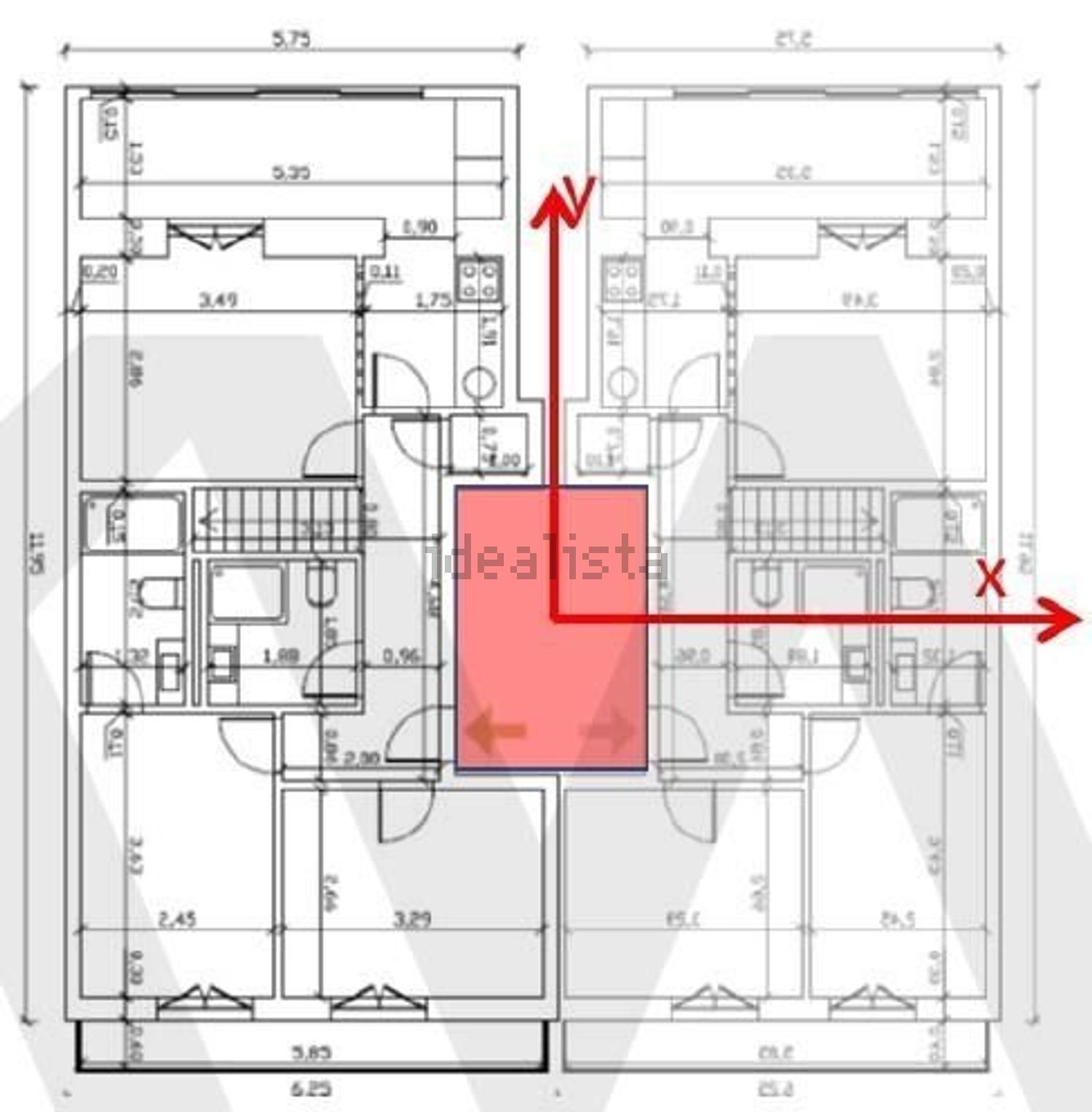 复式公寓出售在Rua Castelo Branco Saraiva, 66 - 平面图