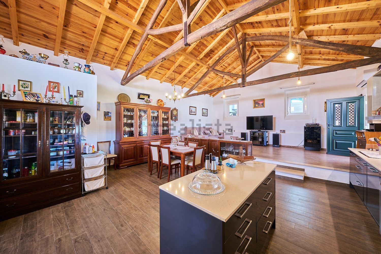 小楼房或独栋别墅出售在Rua da Bica - 客厅