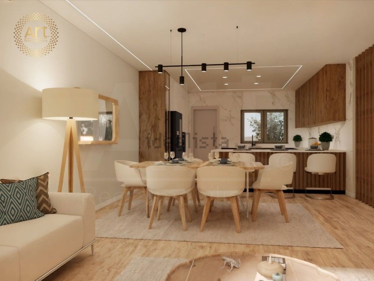 小楼房或独栋别墅出售在Avenida Principal - 客厅