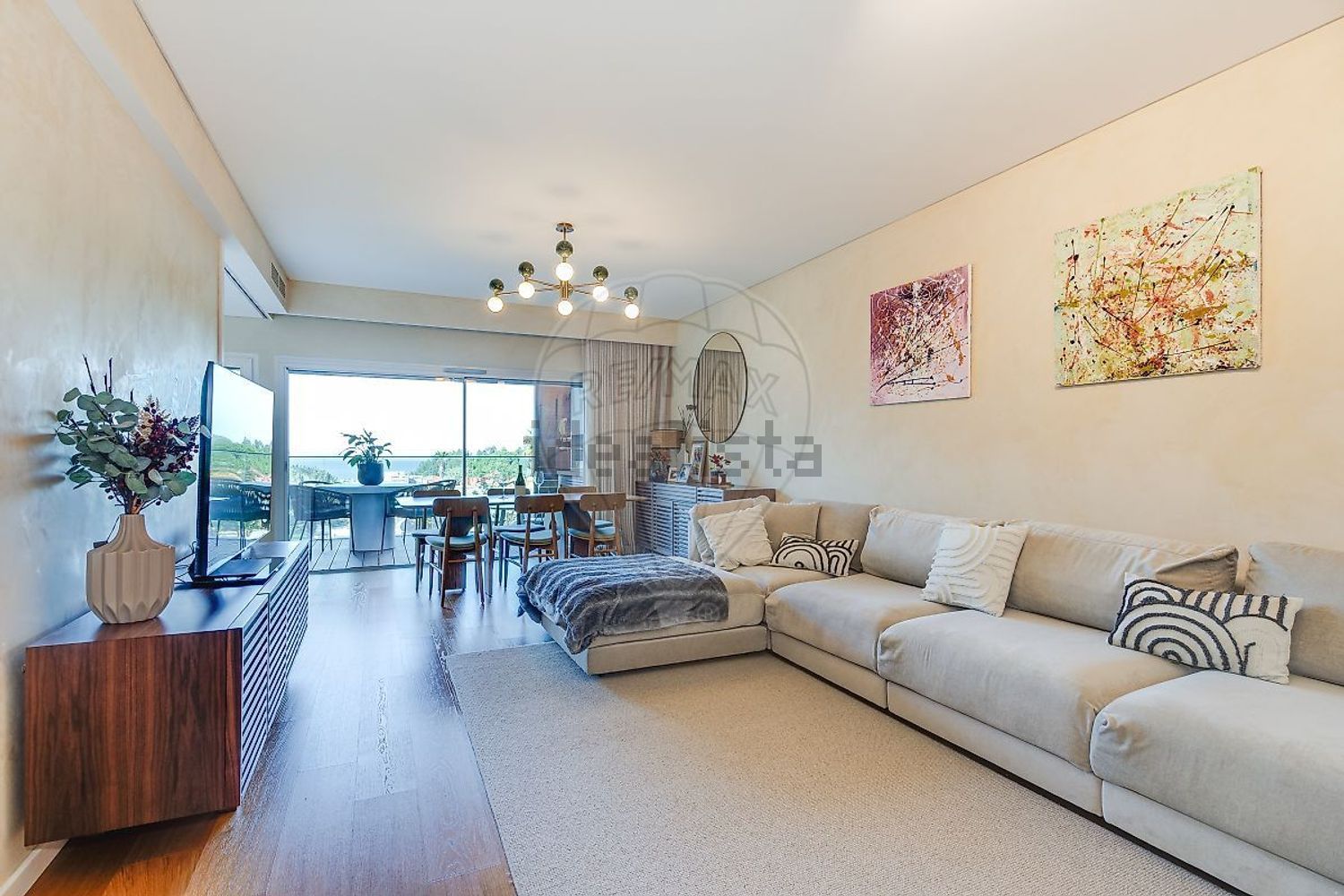 出租公寓 t3在Avenida 5 de Outubro, 401 - 客厅