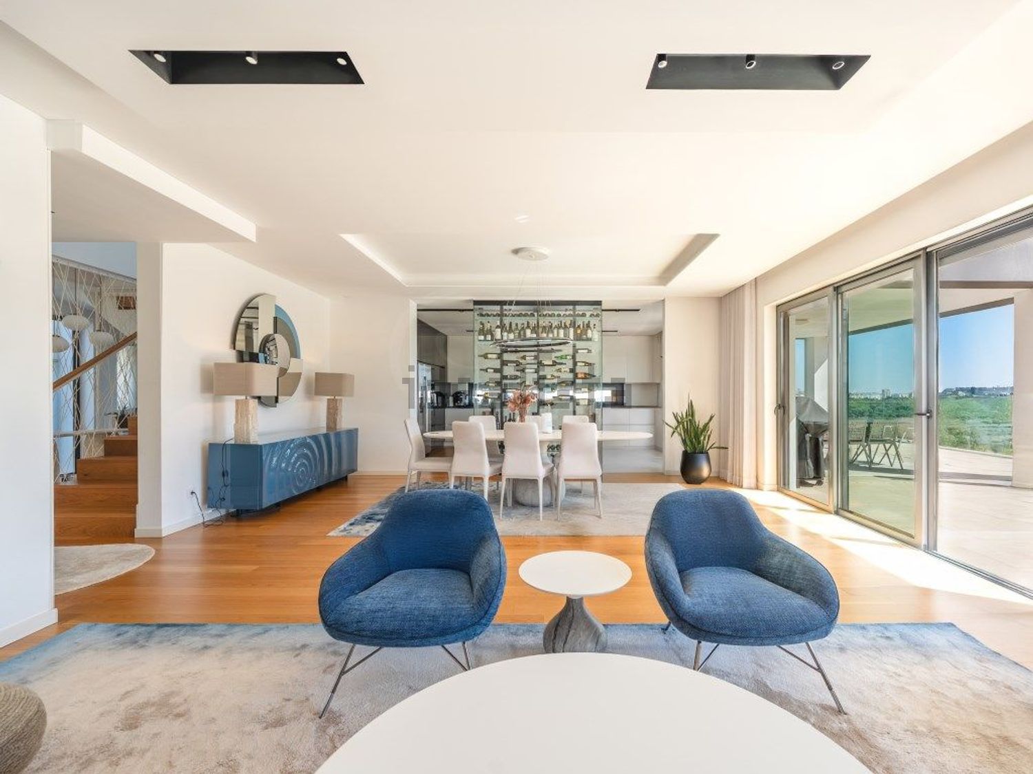 小楼房或独栋别墅出售在Nova Oeiras - Quinta das Palmeiras - 客厅