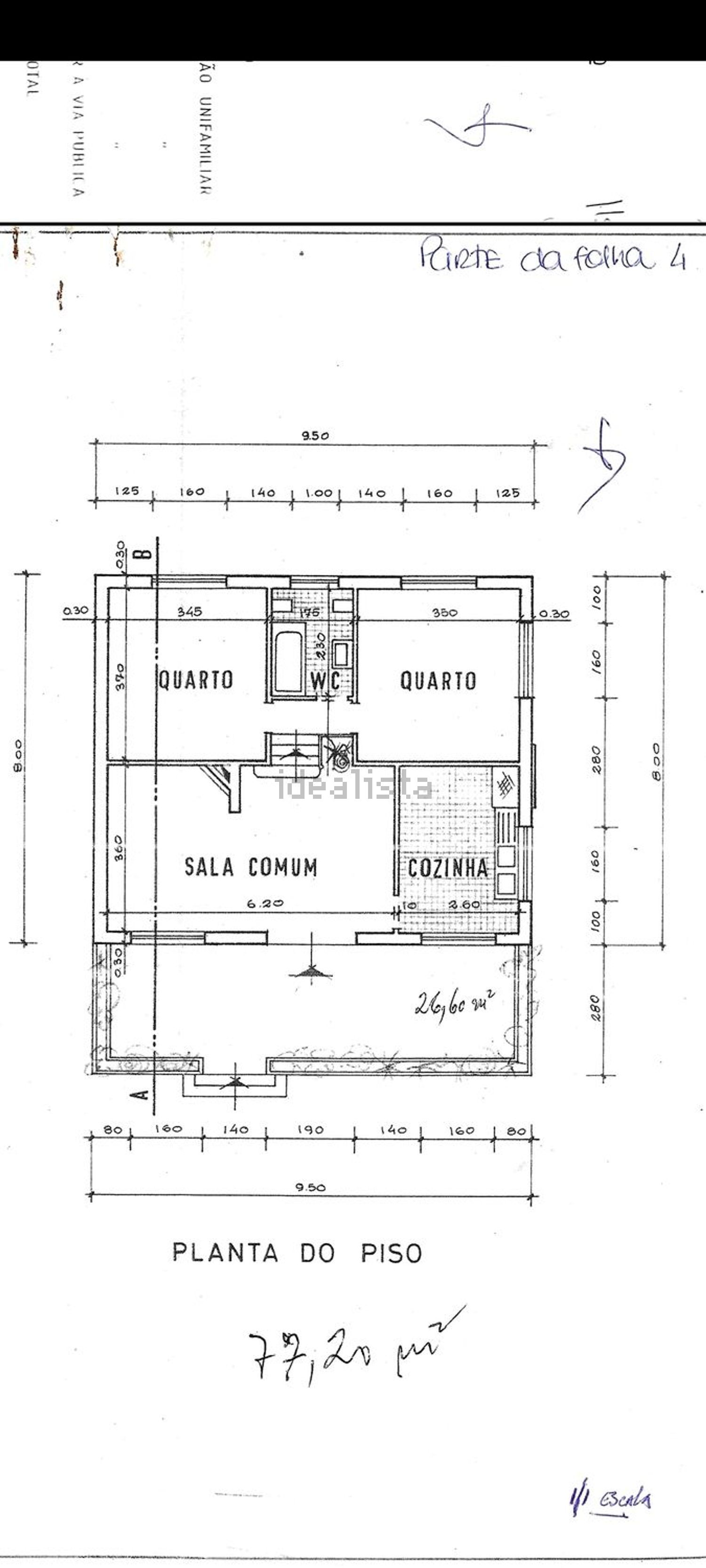 小楼房或独栋别墅出售Valbom, 1 - 平面图