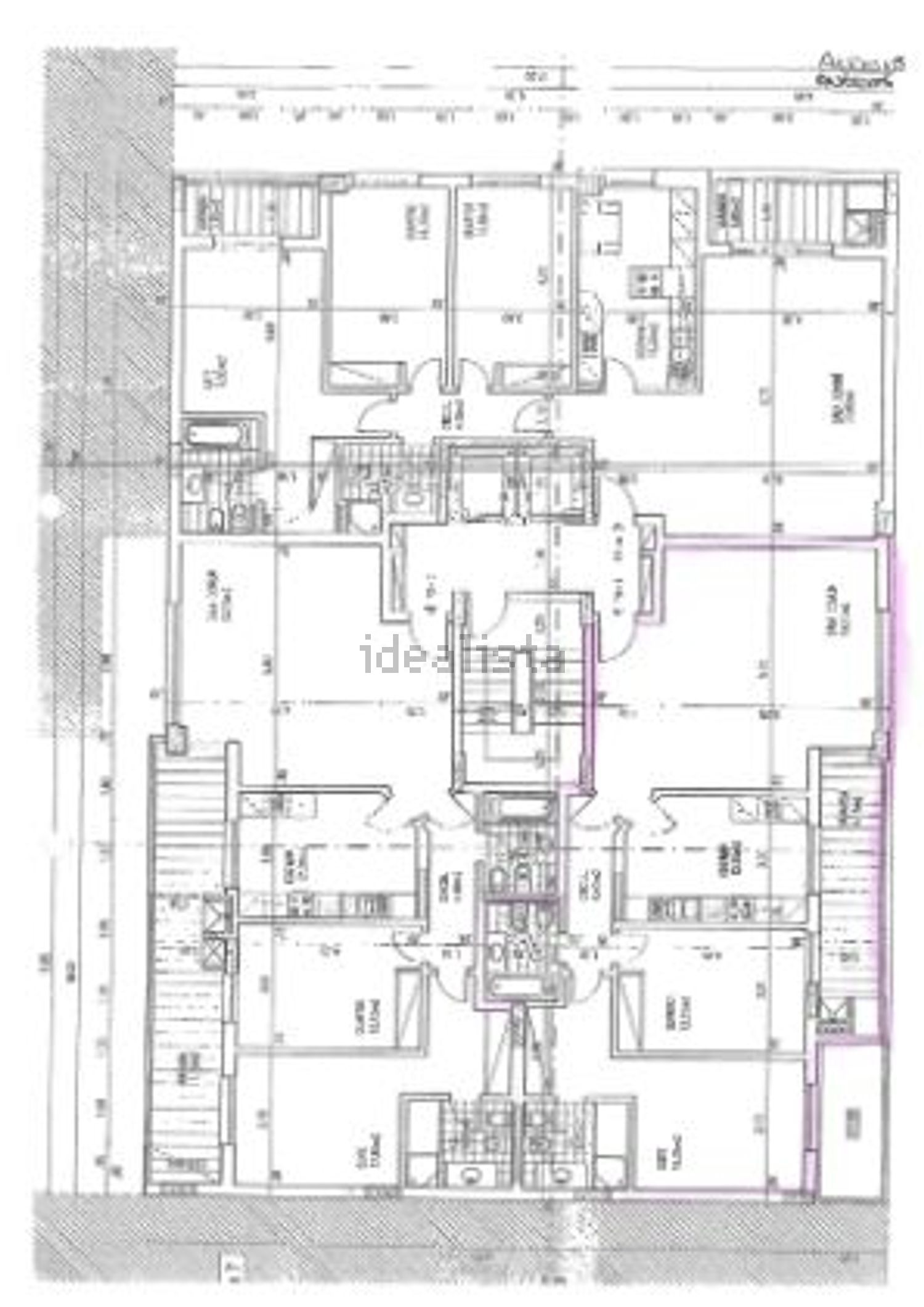 公寓 t2出售在Rua Augusto da Cunha Lamas - 平面图