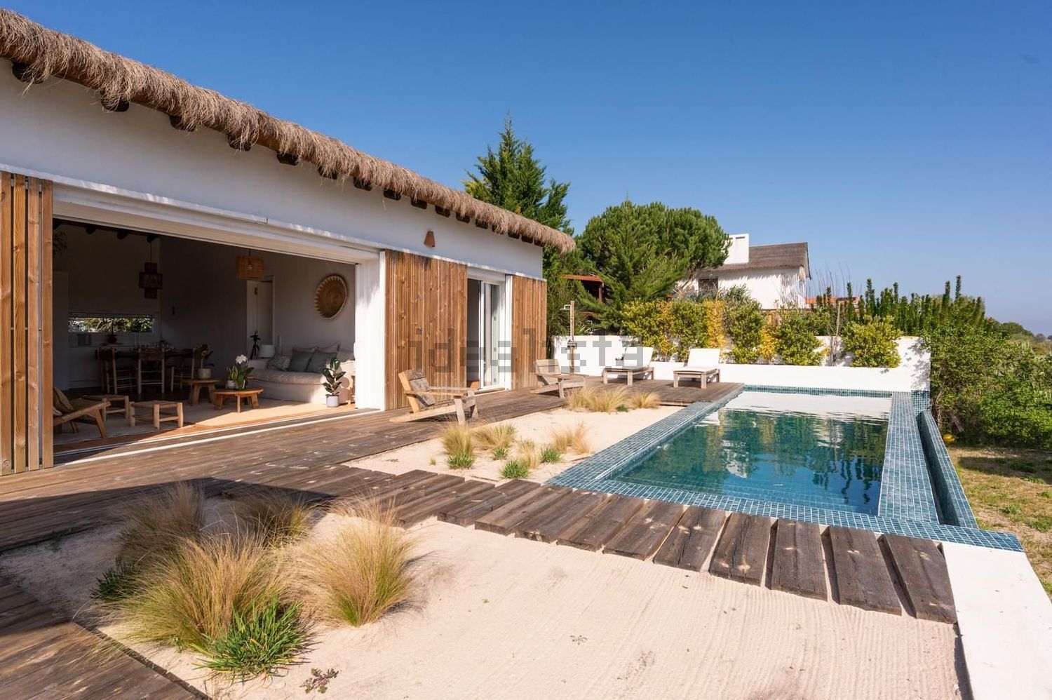 出租小楼房或独栋别墅在Largo do Canal - 游泳池