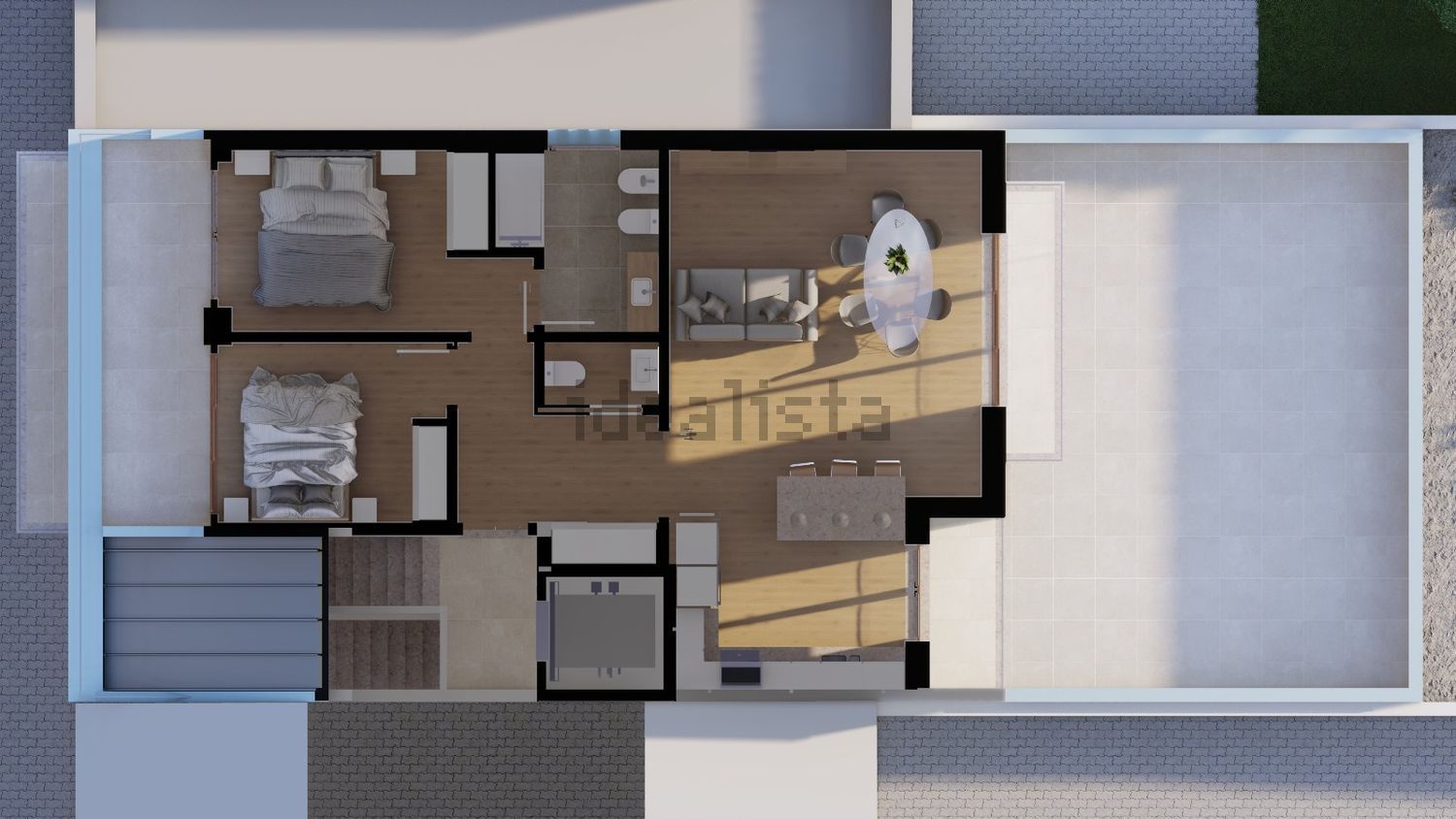 公寓 t2出售在Avenida José Antunes, 14 - 平面图