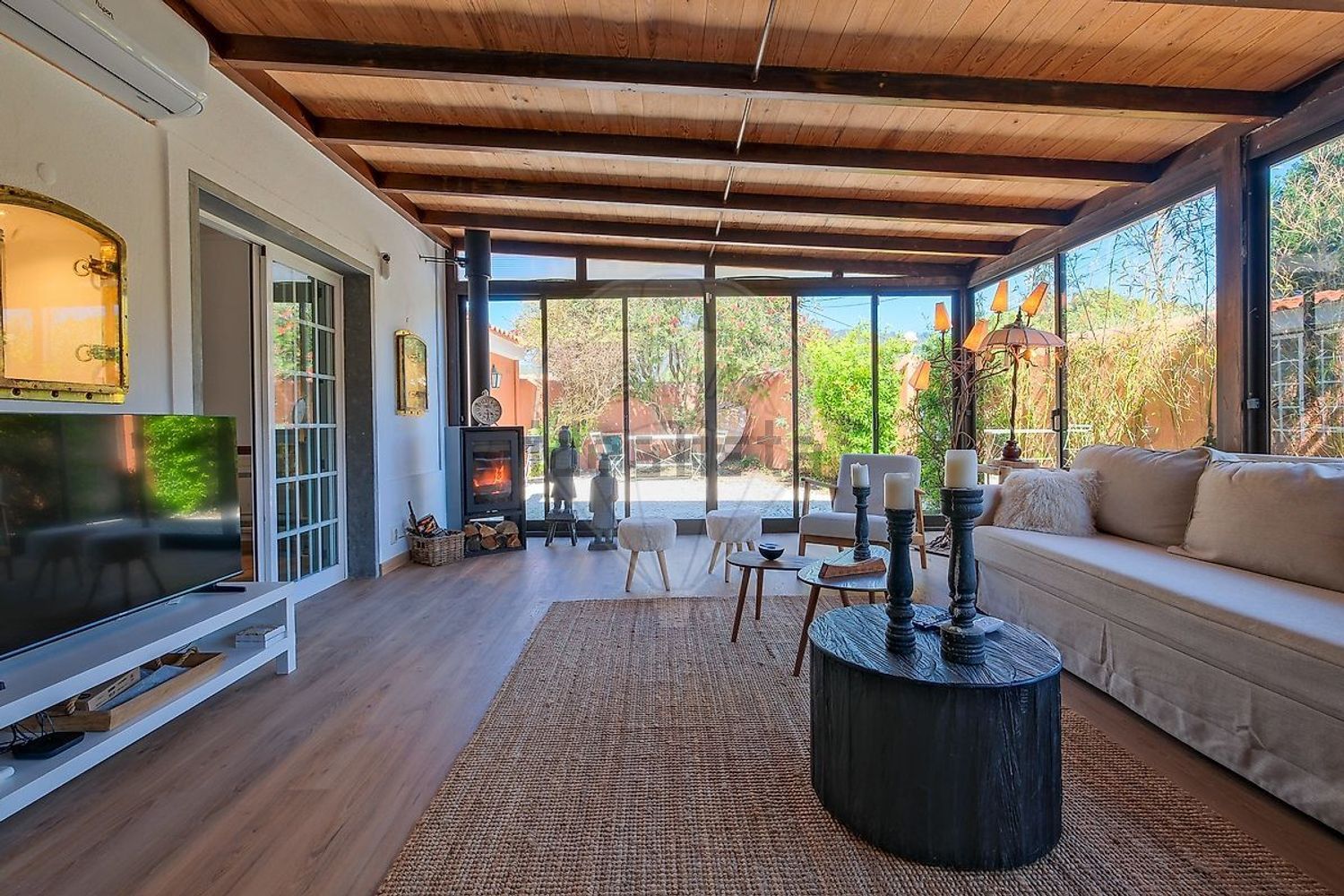 出租小楼房或独栋别墅在Beloura - Penha Longa - 阳台