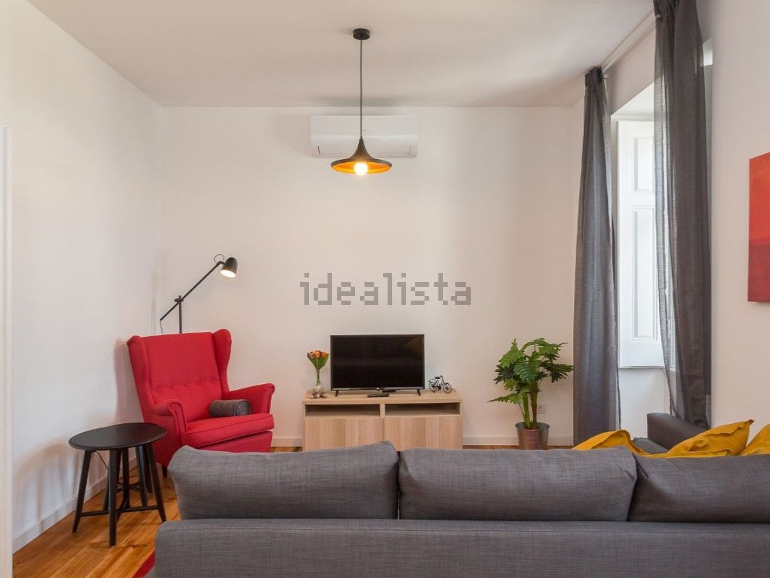 出租公寓 t2在Rua Francisco Rodrigues Ferreira, 7 - 客厅