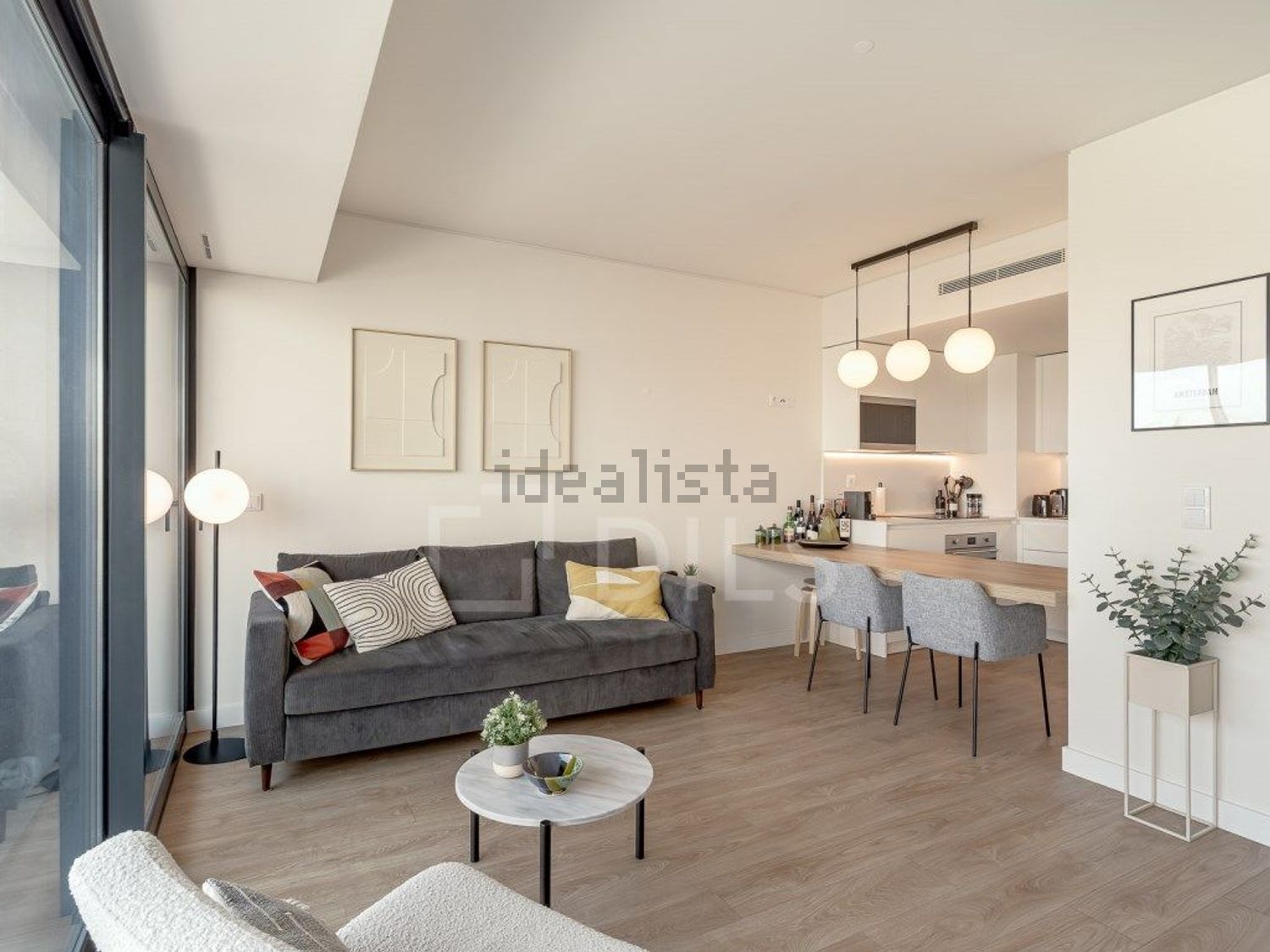 公寓 t1出售在Avenida de Berlim - 客厅