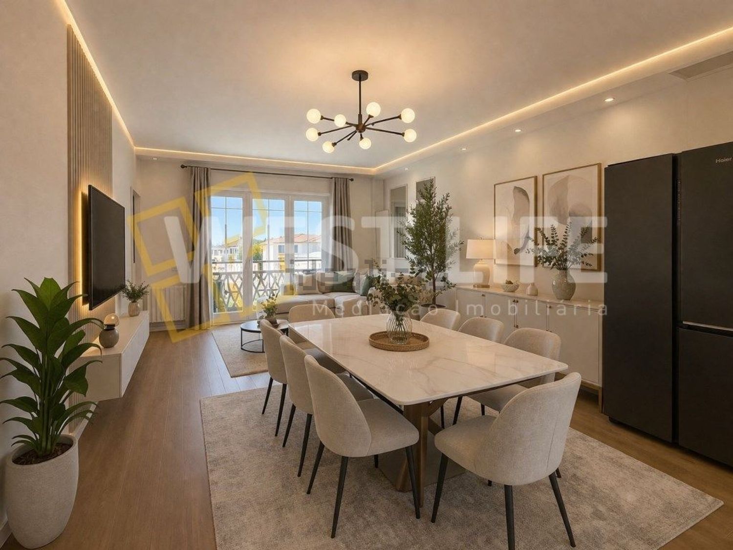 公寓 t3出售在Centro - 客厅