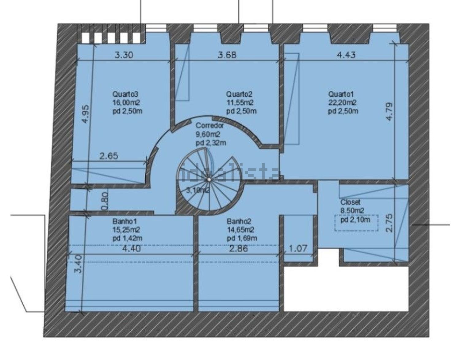 小楼房或独栋别墅出售在Carriche - Hospital das Forças Armadas - 平面图