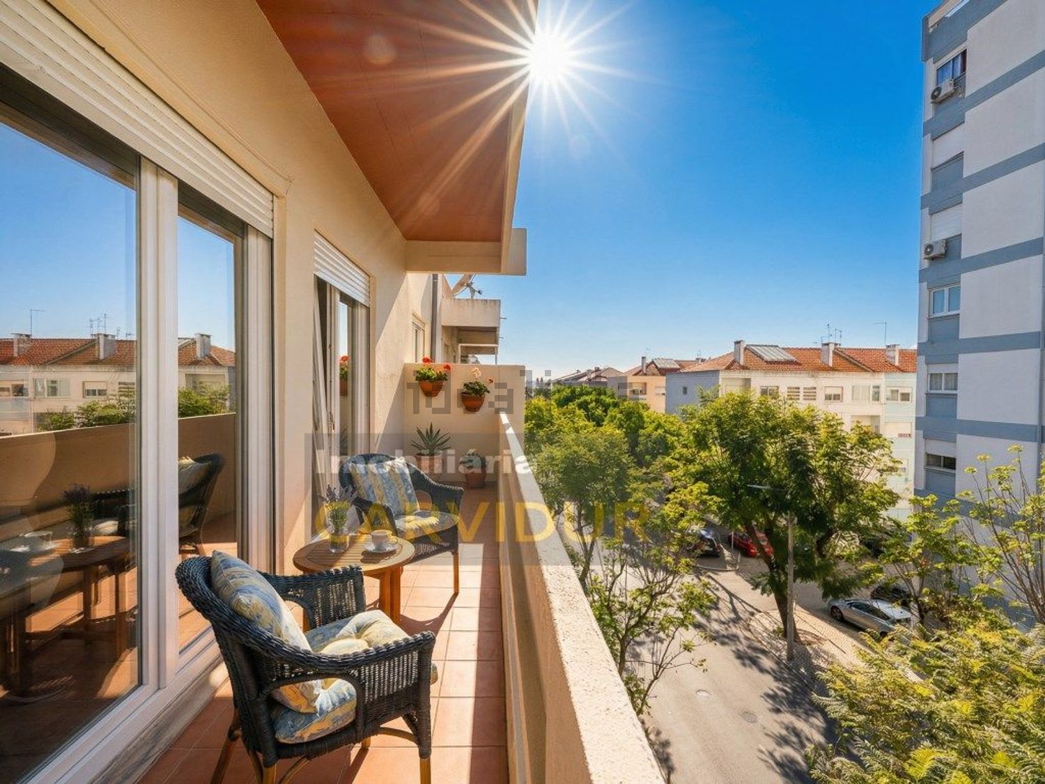 公寓 t3出售在Moita - 阳台