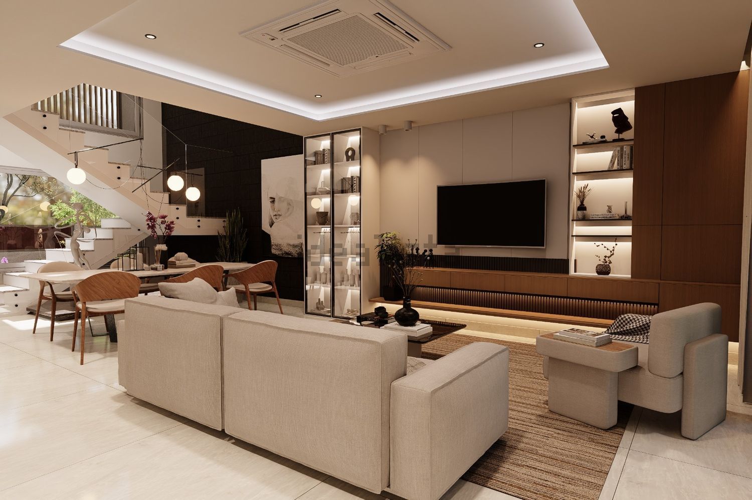 小楼房或独栋别墅出售在Marisol - Valadares - Quinta da Queimada - 客厅