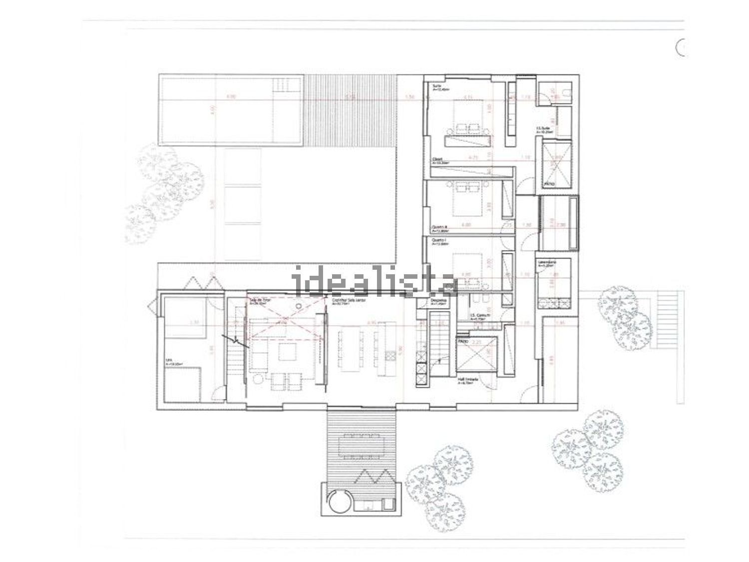 小楼房或独栋别墅出售在Zambujal - Longo da Vila - 平面图